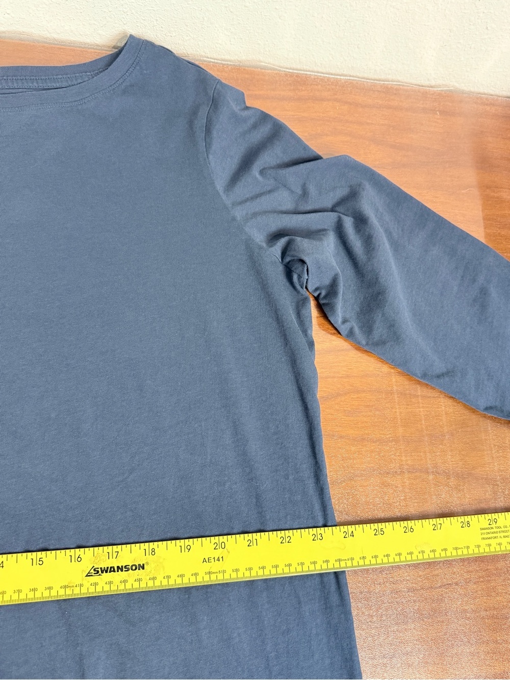 Pact Organic Cotton Slate Blue Boat Neck T-shirt Midi Dress XL - Picture 7 of 10